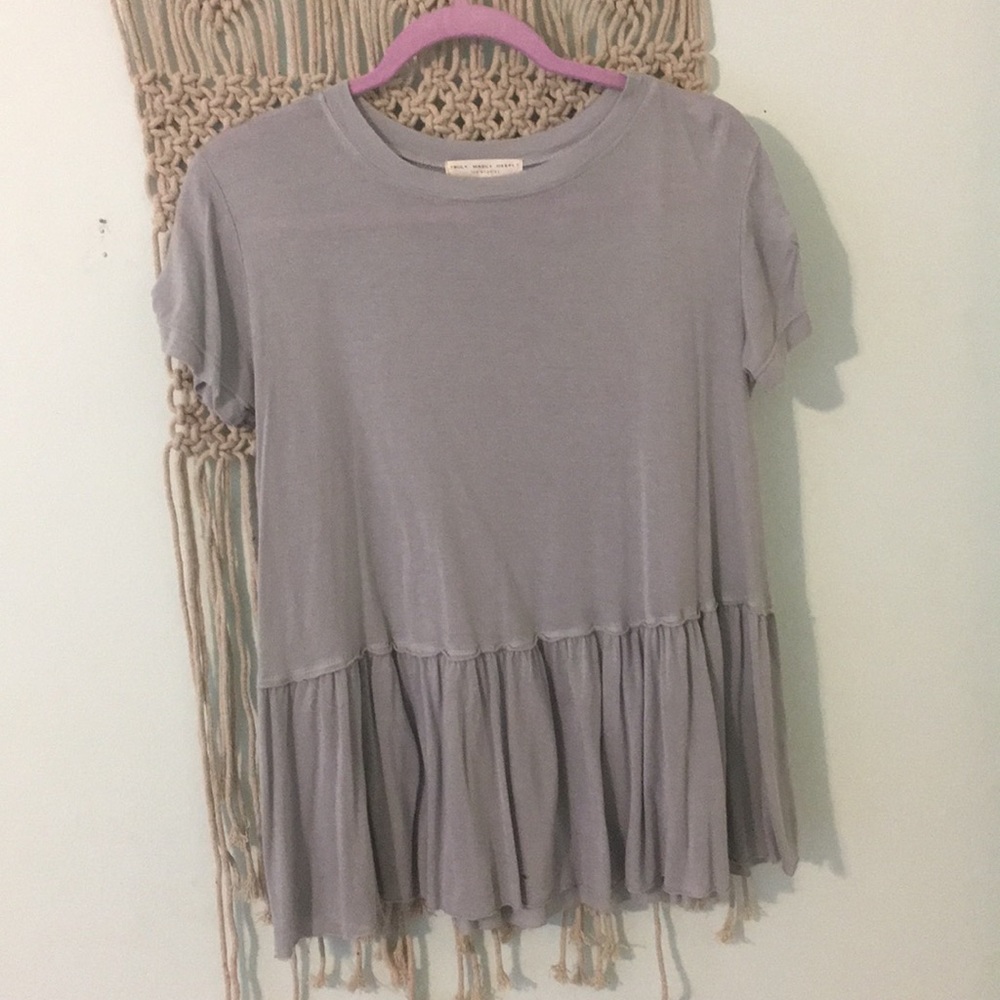 urban outfitters ruffle top